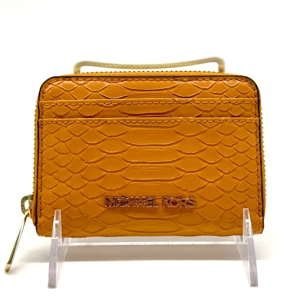 Michael Kors Medium ZA Card Case Wallet Cider